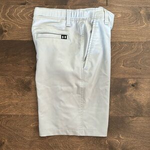 Youth Under Armour Golf Shorts - Gray YMD